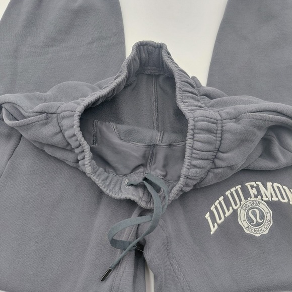 Lululemon Scuba Womens XXXS Mid-Rise Oversized Jogger Graphic Teen Kids Gray - Picture 3 of 7